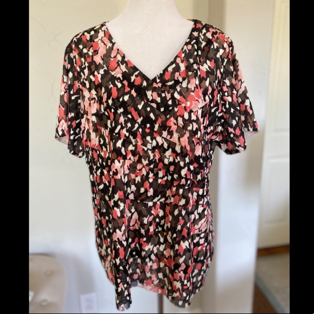 Cute Plus Size TANJAY top, size 1X, EUC